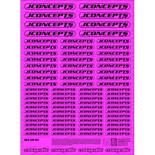 MFX-JCP-F01P - sticker Jconcepts FLUO PINK