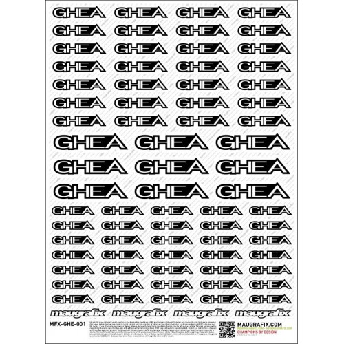 MFX-GHE-001 - sticker Ghea racing