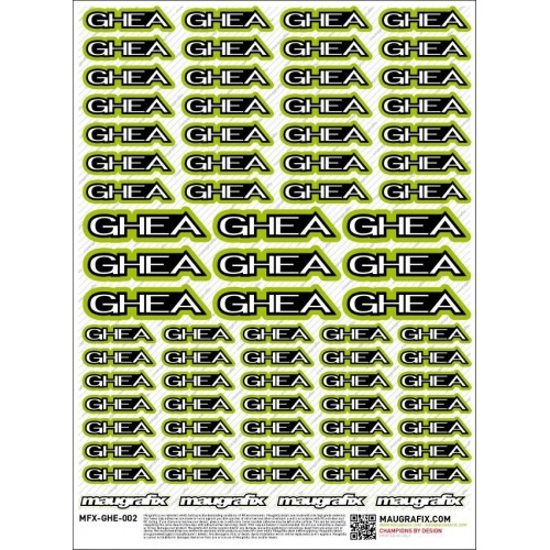 MFX-GHE-002 - sticker Ghea racing
