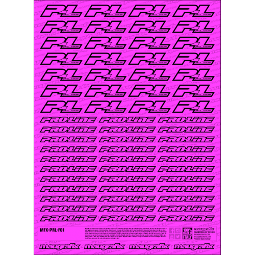 MFX-PRL-F01P - sticker Proline FLUO PINK