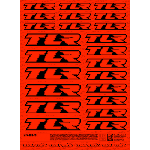 MFX-TLR-F01R - sticker TLR FLUO RED