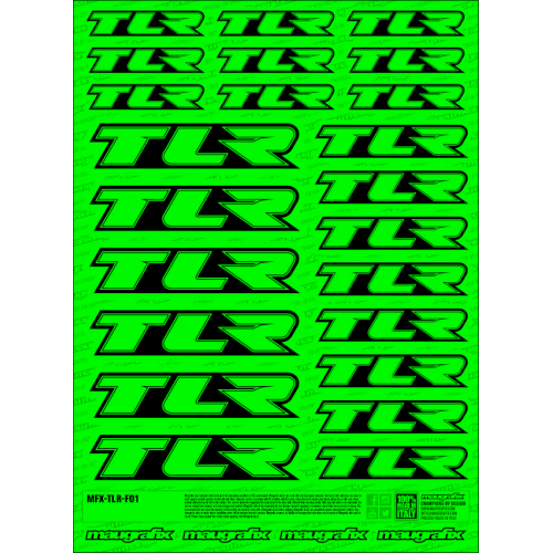 MFX-TLR-F01G - sticker TLR FLUO GREEN