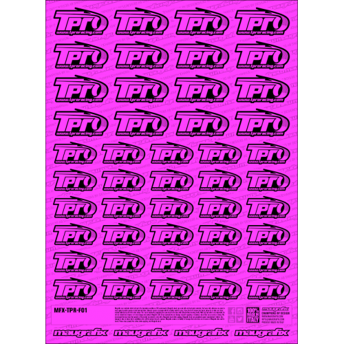 MFX-TPR-F01P - sticker Tpro FLUO PINK