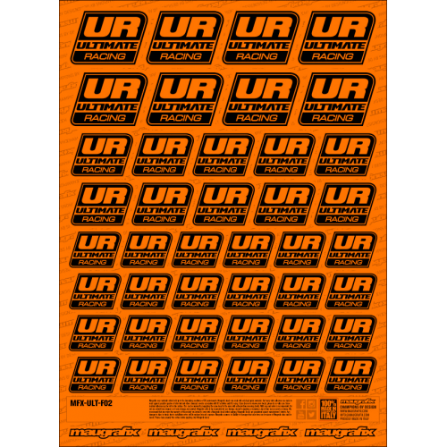 MFX-ULT-F02O - sticker Ultimate RC FLUO ORANGE