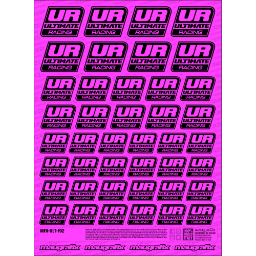 MFX-ULT-F02P - sticker Ultimate RC FLUO PINK