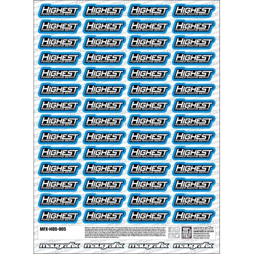 MFX-HDS-005 - autocollant Highest