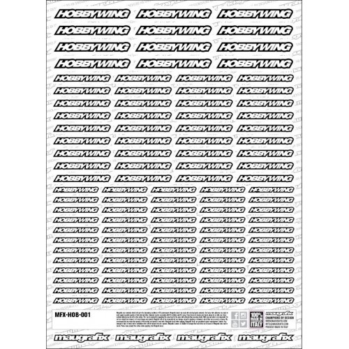 MFX-HOB-001 - sticker Hobbywing