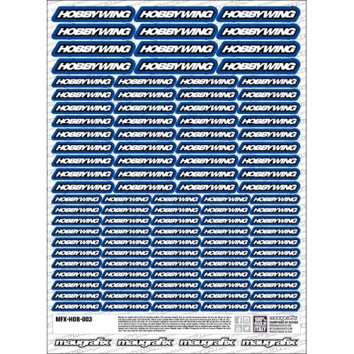 MFX-HOB-003 - autocollant Hobbywing