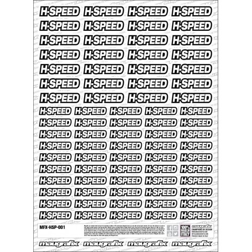 MFX-HSP-001 - sticker Hspeed