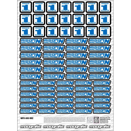 MFX-AIG-002 - autocollant Aigoin Racing