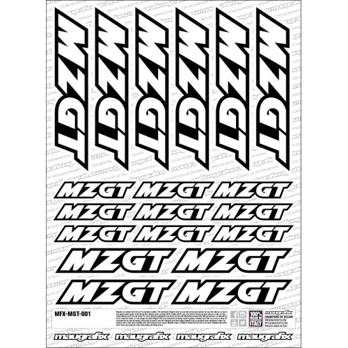 MFX-MGT-001 - autocollant MZ GT