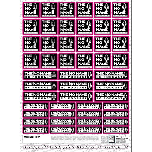 MFX-NNR-002 - sticker No Name Rc Podcast NNRC