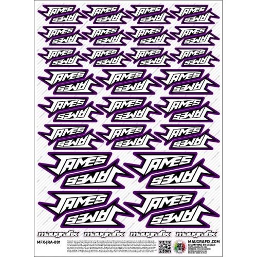 MFX-JRA-001 - sticker James Racing