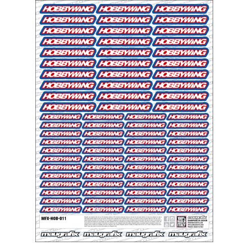 MFX-HOB-011 - sticker Hobbywing
