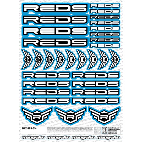 MFX-RDS-014 - autocollant Reds Racing