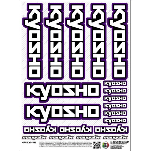 MFX-KYO-033 - autocollant Kyosho