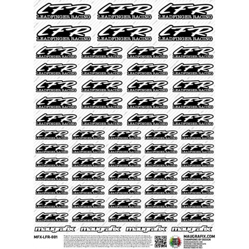 MFX-LFR-001 - sticker LFR Leadfinger Racing