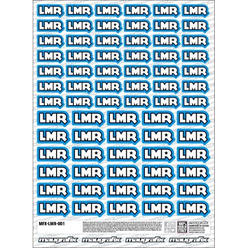 MFX-LMR-001 - sticker LMR Lee Martin Racing