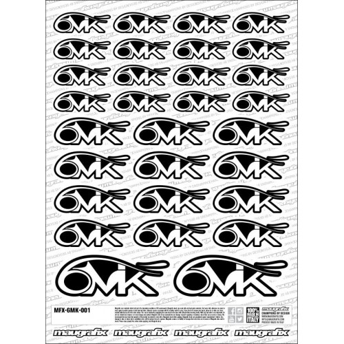 MFX-6MK-001 - adesivo 6mik racing