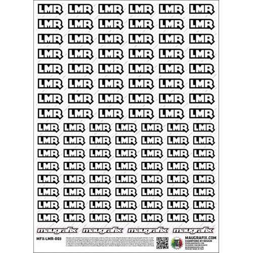 MFX-LMR-003 - sticker LMR Lee Martin Racing