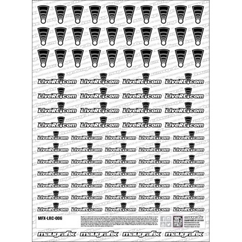 MFX-LRC-006 - autocollant LiveRC