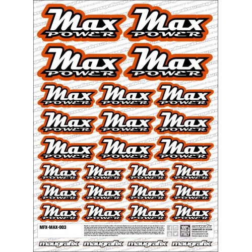 MFX-MAX-003 - autocollant Max Power