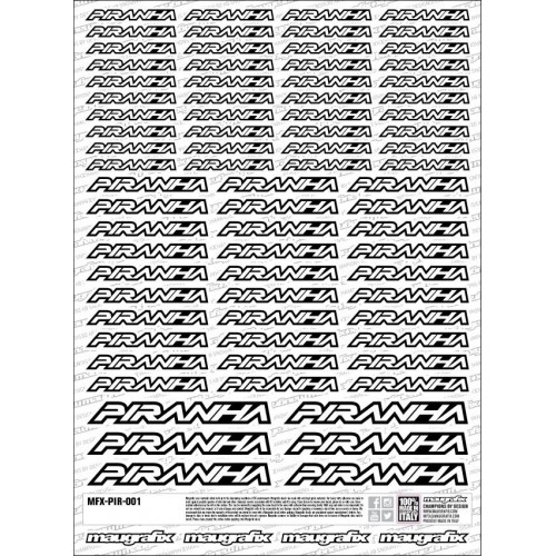 MFX-PIR-001 - sticker Piranha