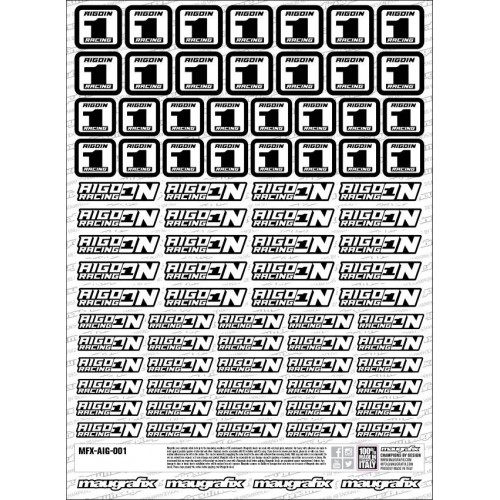 MFX-AIG-001 - autocollant Aigoin Racing