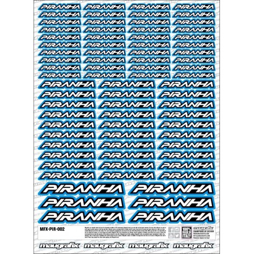 MFX-PIR-002 - sticker Piranha