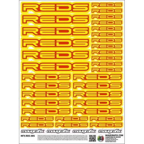 MFX-RDS-005 - autocollant Reds Racing