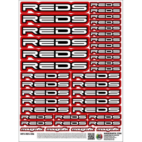MFX-RDS-006 - autocollant Reds Racing