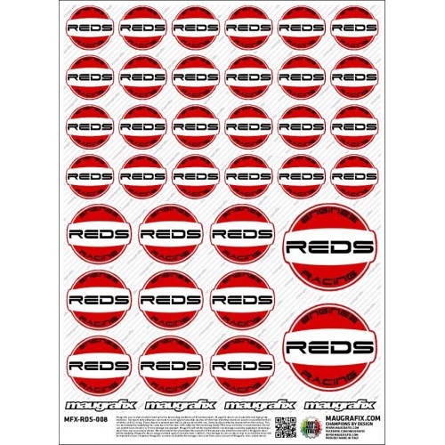MFX-RDS-008 - sticker Reds Racing