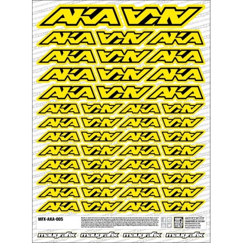 MFX-AKA-005 - sticker AKA Racing