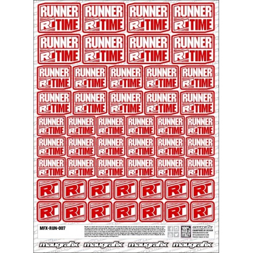MFX-RUN-007 - adesivo Runner Time