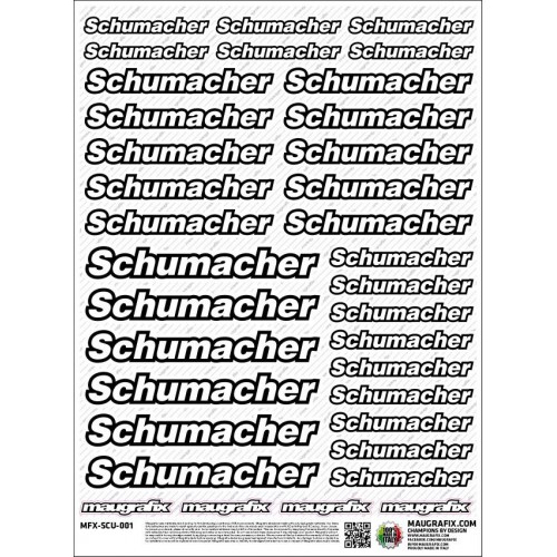 MFX-SCU-001 - sticker Schumacher