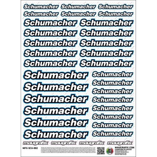 MFX-SCU-002 - sticker Schumacher
