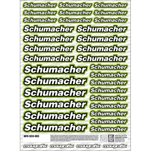 MFX-SCU-003 - sticker Schumacher