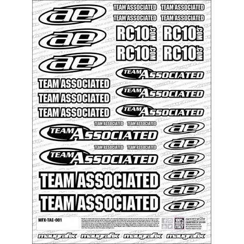 MFX-TAE-001 - autocollant Team Associated