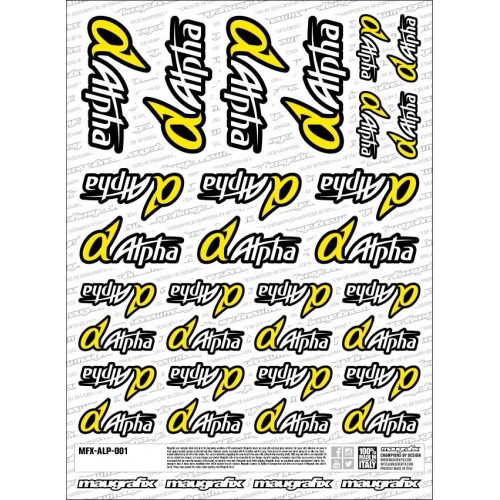 MFX-ALP-001 - sticker Alpha engines