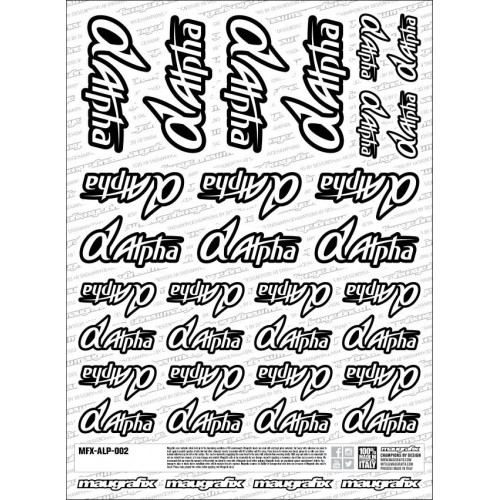 MFX-ALP-002 - sticker Alpha engines