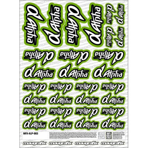 MFX-ALP-003 - sticker Alpha engines