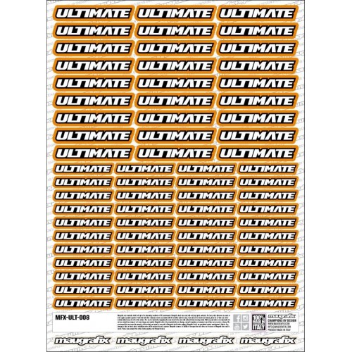 MFX-ULT-008 - autocollant Ultimate Racing