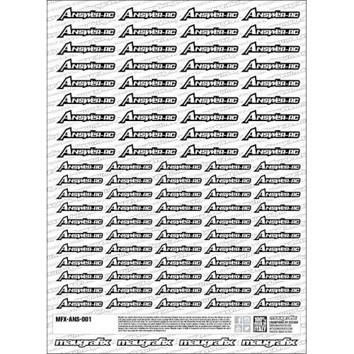 MFX-ANS-001 - sticker Answer RC