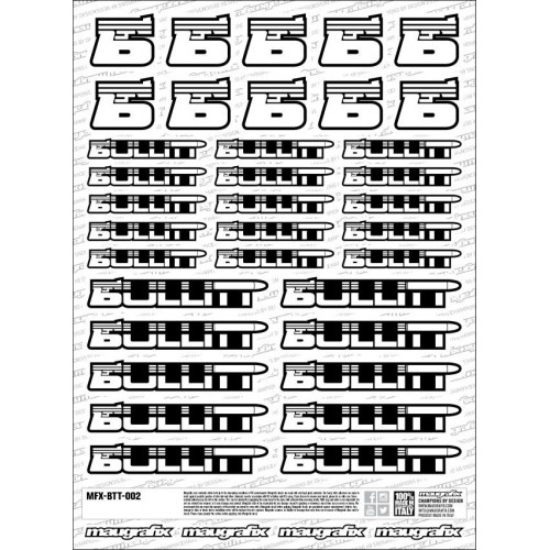 MFX-BTT-002 - sticker Bullitt engines
