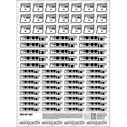 MFX-BTT-003 - sticker Bullitt engines