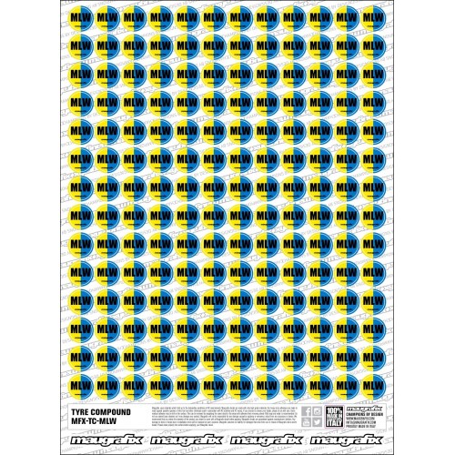 MFX-TC-MLW - Tire compound sticker Medium Long Wear