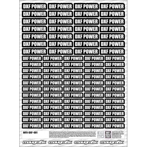 MFX-DXF-001 - sticker DXF Power