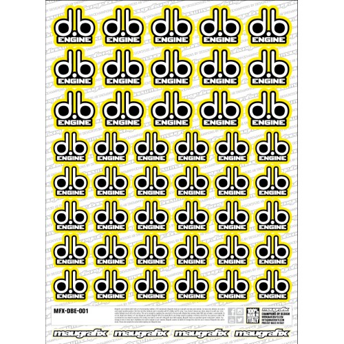 MFX-DBE-001 - sticker DB engine