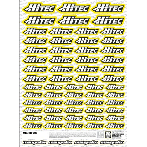 MFX-HIT-002 - sticker Hitec