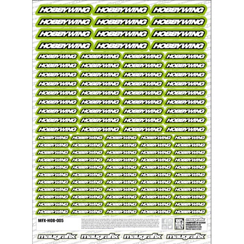 MFX-HOB-005 - autocollant Hobbywing